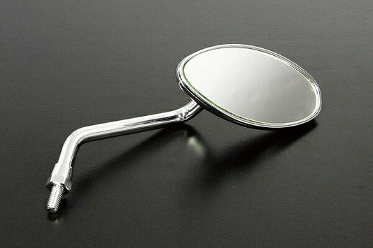 Oval Mini Mirror Short Type (Right Mirror) 8mm Standard Thread