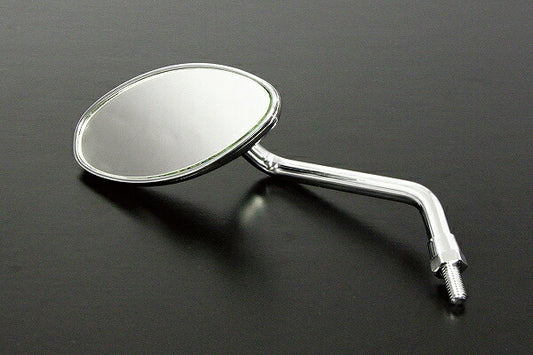 Oval Mini Mirror, Short Type (Left Mirror), 8mm, Standard Thread