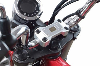 Handlebar Clamp Upper Holder Silver GROM MSX125 Monkey 125 DAX125 CT125