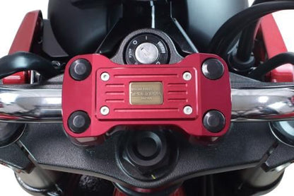 ハンドルクランプアッパーホルダー レッド グロム MSX125 モンキー125 ダックス125 CT125