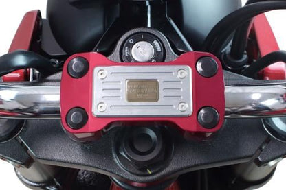 ハンドルクランプアッパーホルダーカバー シルバー グロム MSX125 モンキー125 ダックス125 CT125