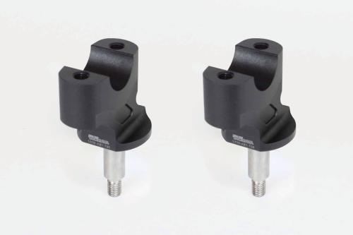 セットバックハンドルクランプ ブラック レブル250/500/1100