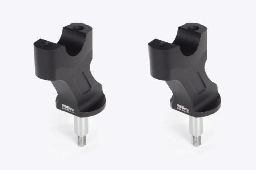 セットバックハンドルクランプ 20mmアップ ブラック レブル250/500/1100