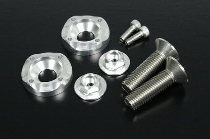 Top Bolt Set Cap Retainer / 2 pieces / Silver for Monkey, Gorilla, Monkey FI