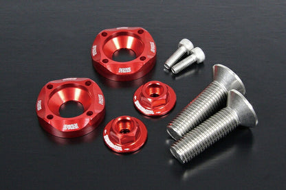 Top Bolt Set, Cap/Retainer, 2 Pieces, Red, Monkey/Gorilla/Monkey FI