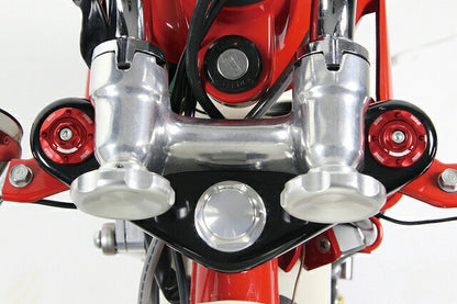 Top Bolt Set, Cap/Retainer, 2 Pieces, Red, Monkey/Gorilla/Monkey FI