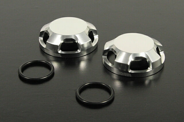 Fork Bolt Cap (Type 1 / Silver) CBR400R CB400 (NC47) NC700