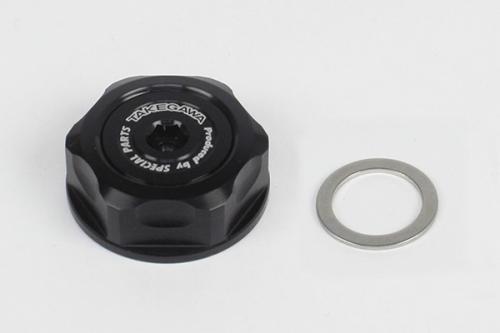 ステムナット M24×M1.0 ブラック/ブラック GROM グロム/MSX125/CBR125R/CBR250R/CB250F/CB400/400X/ズーマーX/Z125PRO