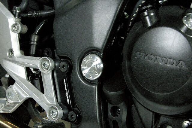 リアフォークピボットキャップ シルバー CBR250R 2個セット