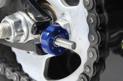 ドライブチェーンアジャストナット ブルー M6×1.0 モンキー ゴリラ スーパーカブ50 クロスカブ50 CT125