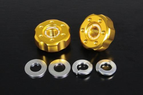 ドライブチェーンアジャストナット ゴールド M6×1.0 モンキー ゴリラ スーパーカブ50 クロスカブ50 CT125