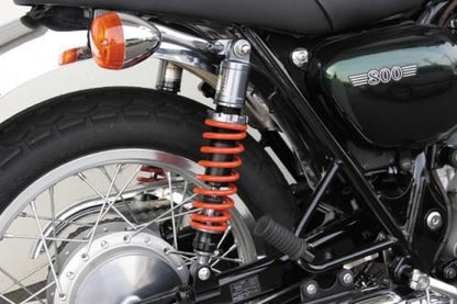 CNC Machined Rear Shock Absorbers Gunmetal/Red 320-340mm W650 W800