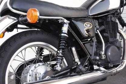 Machined Aluminum Rear Shock Absorber Gunmetal/Black 320-340mm SR400