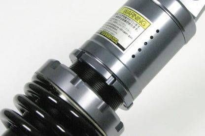 Machined Aluminum Rear Shock Absorber Gunmetal/Black 320-340mm SR400