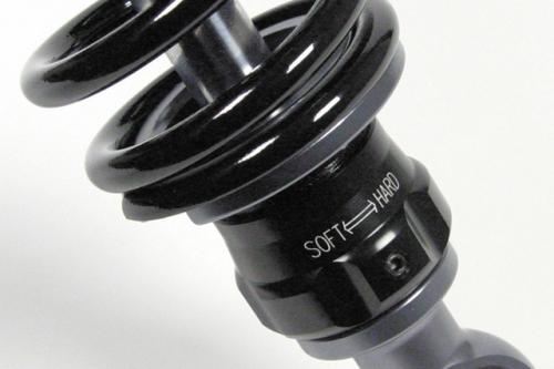 Machined Aluminum Rear Shock Absorber Gunmetal/Black 320-340mm SR400