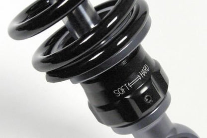 Machined Aluminum Rear Shock Absorber Gunmetal/Black 320-340mm SR400