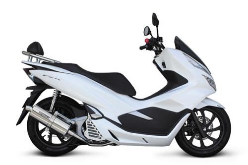 ローダウンリアショックアブソーバー クロムメッキ 300mm PCX/PCX150