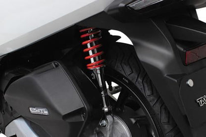 ローダウンリアショックアブソーバー クロムメッキ/レッド 300mm PCX/PCX150