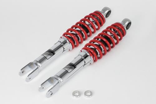 ローダウンリアショックアブソーバー クロムメッキ/レッド 300mm PCX/PCX150