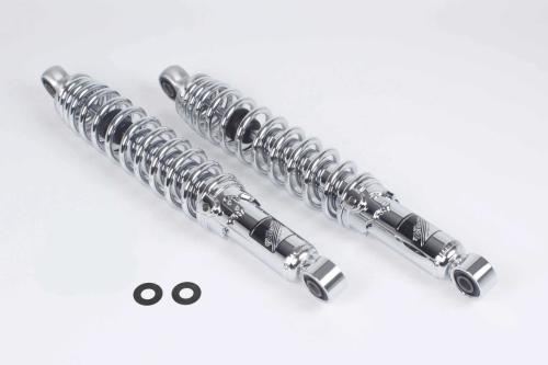 ローダウンリアショックアブソーバー 10mmダウン クロムメッキ 330mm 2本セット ダックス125