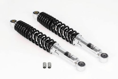 リアショックアブソーバー クロムメッキ/ブラック 345mm 2本セット スーパーカブC125