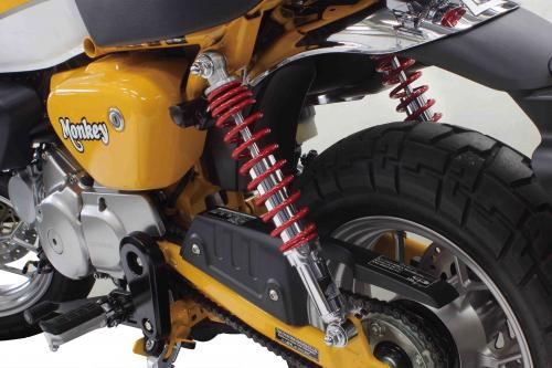 リアショックアブソーバー クロムメッキ/レッド 330mm 2本セット