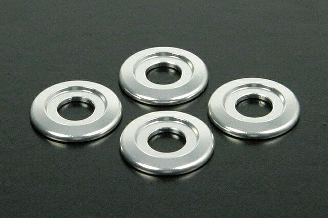 リヤクッションマウントワッシャー(プレーンタイプ/シルバー) モンキー,カブ