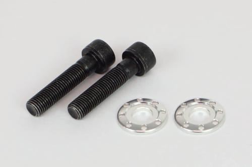 Rear Lower Cushion Mount Washer Set, 8-Hole, Silver, Dax 125