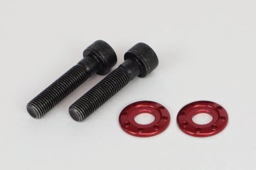 Rear Cushion Mount Washer Set, 8 Holes, Red, Dax125