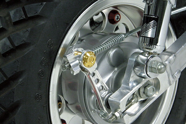 タケガワ 。ブレーキアーム(フロント、リヤドラム ブレーキ用)。モンキー/BAJA・ゴリラ、TAKEGAWA SP武川(SPタケガワ) ブレーキアーム(リヤドラム用) モンキー 06-08-303