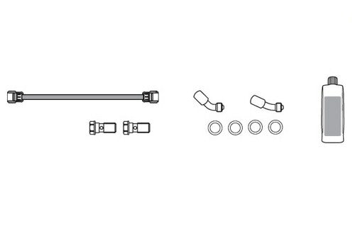 Rear Brake Hose Kit 420mm Banjo 25°/45° Monkey/Gorilla