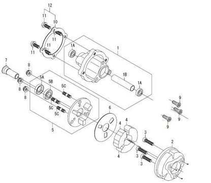 Rear Disc Damper Hub Kit Monkey Gorilla