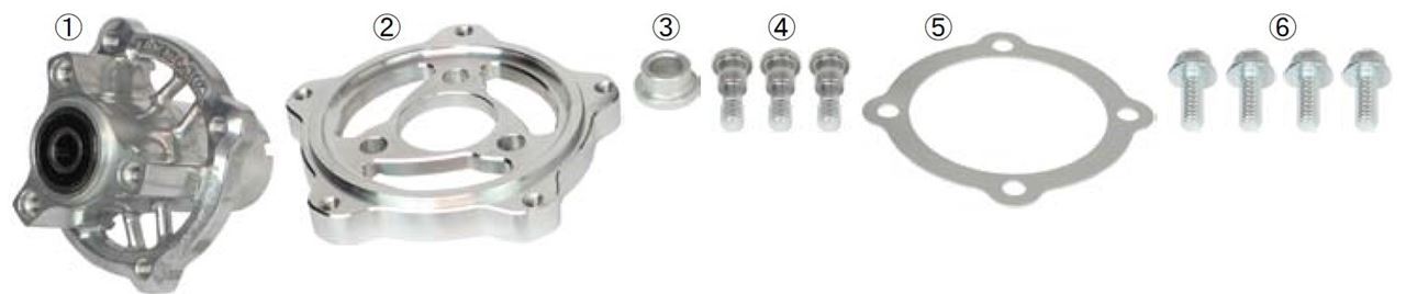 Front Disc Hub Kit (172mm Pitch / for Brembo)