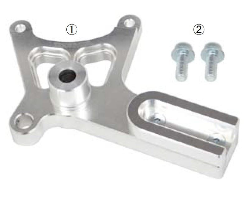Rear caliper bracket kit (for opposed 2-pot calipers)