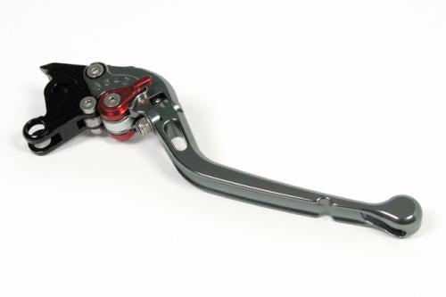 アルミビレットブレーキレバー 可倒式 ガンメタル ムルティストラーダ1000/1100 モンスター ST3/ST4S