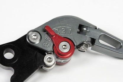 アルミビレットブレーキレバー 可倒式 ガンメタル グロム モンキー125 ダックス125 CT125 PCX