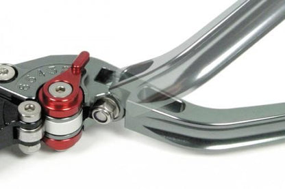 アルミビレットブレーキレバー 可倒式 ガンメタル グロム モンキー125 ダックス125 CT125 PCX