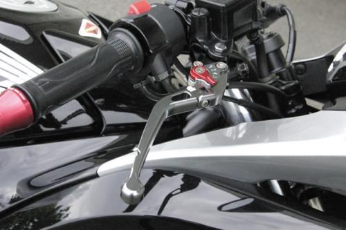 アルミビレットブレーキレバー 可倒式 ガンメタル グロム モンキー125 ダックス125 CT125 PCX
