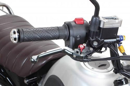 アルミビレットブレーキレバー168 可倒式 ガンメタル グロム モンキー125 ダックス125 CT125