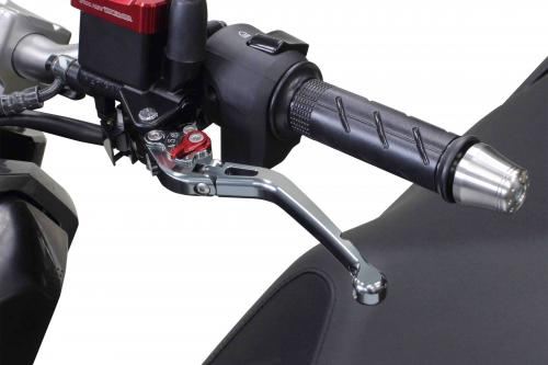 アルミビレットレバー 可倒式/L.レバー ガンメタル ADV150/160 PCX/160 フォルツァ