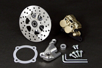 Front Disc Brake Kit (8 inch/Die Cast Hub) for Monkey, Gorilla (for stock forks only)