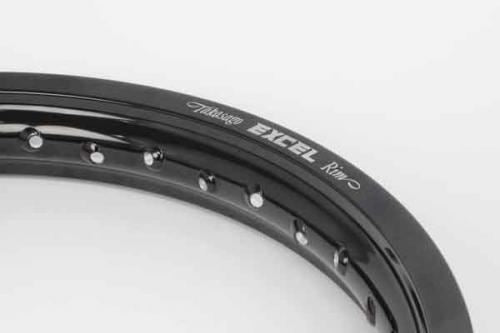 EXCEL社製17インチアルミワイドホイールリムキット ブラック CT125 ハンターカブ