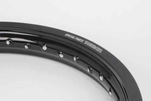 EXCEL社製17インチアルミワイドホイールリムキット ブラック CT125 ハンターカブ