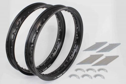 EXCEL社製17インチアルミワイドホイールリムキット ブラック CT125 ハンターカブ