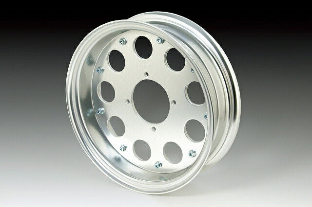 アルミホイールハーフセット モンキー･ゴリラ 10インチ (ケミカルポリッシュ)