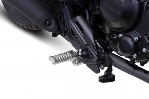 Adjustable Step Kit - Silver CT125, Rebel 250/500, CL250/500