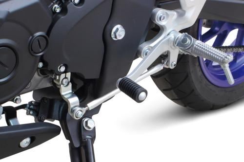 シフトチェンジロッドキット シルバー MT-125 MT-15