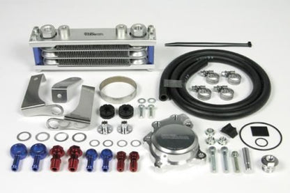 Oil Cooler Kit Compact Cool Kit (3 Fin 4 Liter/Rubber Hose)