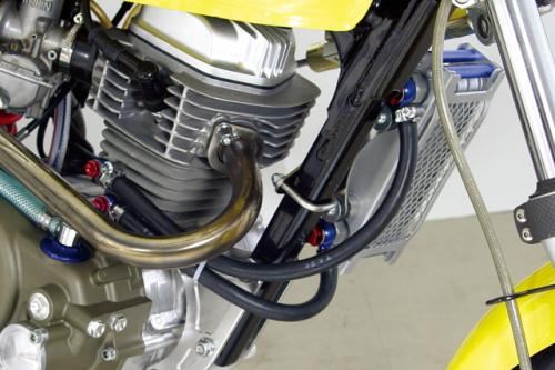 コンパクトクールAWキット 4フィン/ラバーホース エイプ50/100 XR50/100モタード