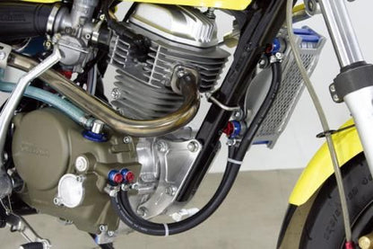 コンパクトクールAWキット 4フィン/ラバーホース エイプ50/100 XR50/100モタード